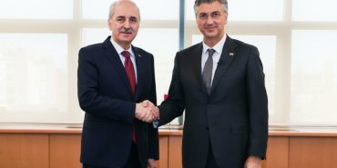 TBMM Başkanı Kurtulmuş, Hırvatistan Başbakanı Plenkovıć ile Zagreb’de görüştü