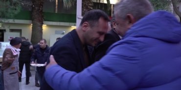 Bornova Belediye Başkanı Ömer Eşki, Makedonya göçmenlerinin iftar sofrasına konuk oldu