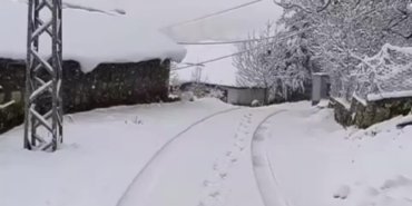 Mersin Nevruz’u karla karşıladı