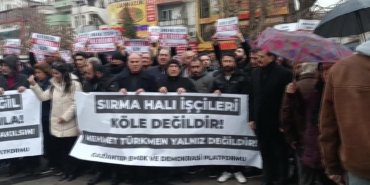 BİRTEK-SEN Genel Başkanı Türkmen’in tutuklanması Gaziantep’te protesto edildi
