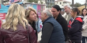 Tutuklu Kuşadası Belediye Başkanı Ömer Gürel’in eşi Duygu Gürel’den ‘Adalet ve Dayanışma Çadırı’na ziyaret: Ömer, tüm onuruyla dimdik ayakta