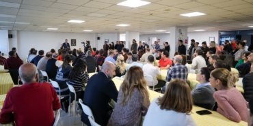 Başkan Görkem Duman mesai arkadaşlarıyla bayramlaştı