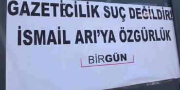 Gazeteci İsmail Arı’nın tutuklanması Burhaniye’de protesto edildi