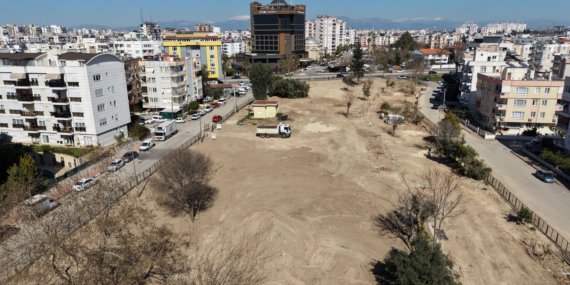 Muratpaşa Belediyesi’nden 16 bin metrekarelik alanda park projesi