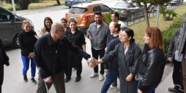 Germencik Belediye Başkanı Zencirci, personelin “geçmiş olsun” dileklerini kabul etti