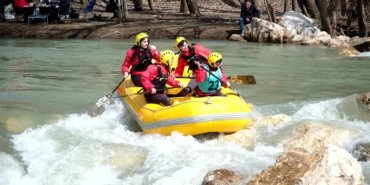 Munzur Çayı’nda rafting heyecanı başladı