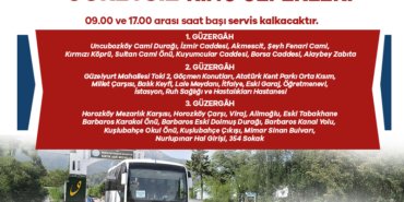 Manisa Büyükşehir’den Ramazan Bayramı’nda mezarlıklara ücretsiz ulaşım hizmeti