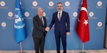 Bakan Fidan, BM Genel Sekreteri Guterres ile bir araya geldi