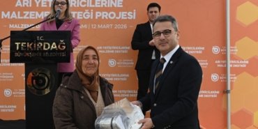 Tekirdağ Büyükşehir Belediyesi’nden arıcılara destek