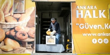 Ankara Büyükşehir Belediyesi’nin Mobil Fırını, 6 Mart’a kadar Yenimahalle Şentepe’de
