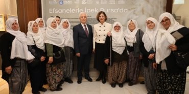 “Efsanelerle İpek” sergisi Bursa’da sanatseverlerle buluştu